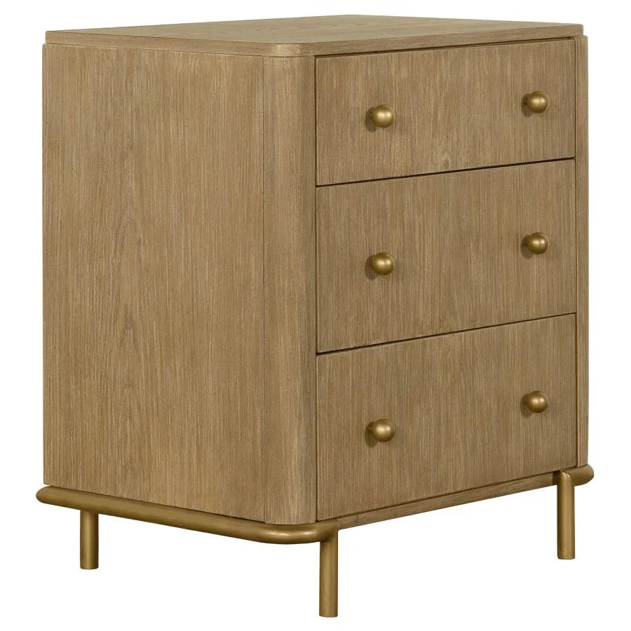 ARINI 5-PIECE BEDROOM SET SAND WASH AND NATURAL CANE