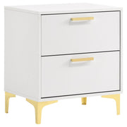 KENDALL 2-DRAWER NIGHTSTAND WHITE