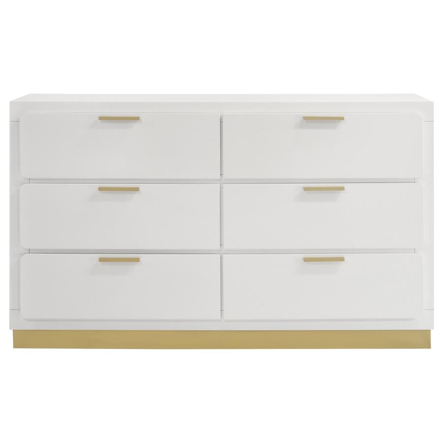 CARAWAY 6-DRAWER DRESSER BLACK