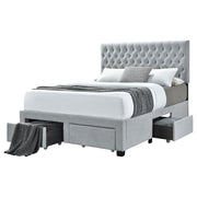 SOLEDAD UPHOLSTERED STORAGE PANEL BED