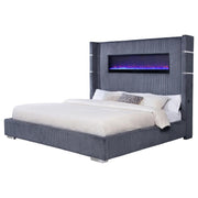 TISDALL UPHOLSTERED  FLAME VISUALIZER BED
