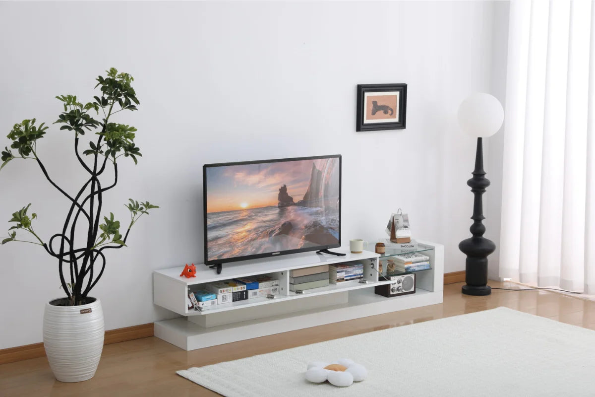 Margarita TV stand 75-INCH White