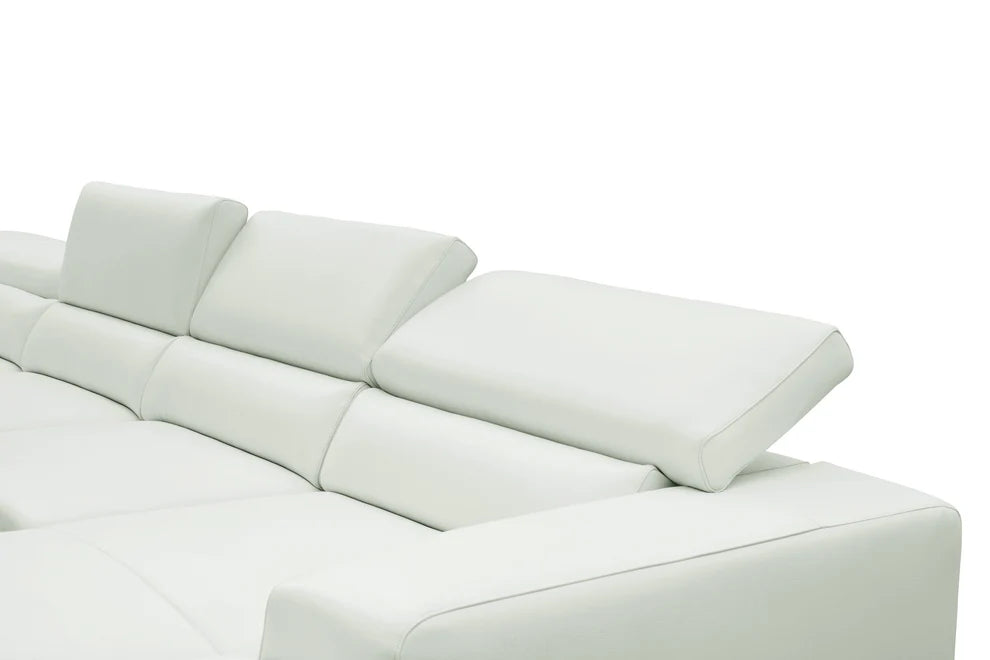 Nella Sectional Sofa | Italian Leather Match
