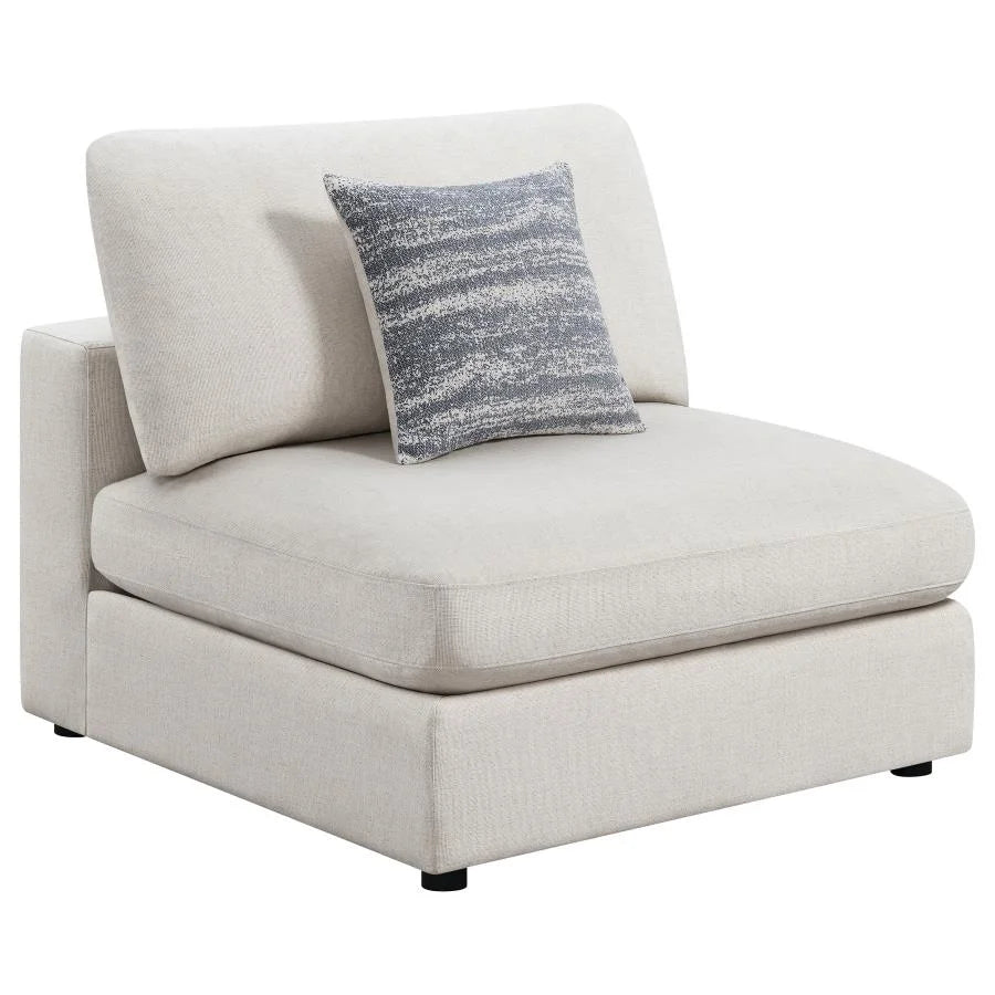 SERENE 6-PIECE UPHOLSTERED MODULAR SECTIONAL SOFA BEIGE