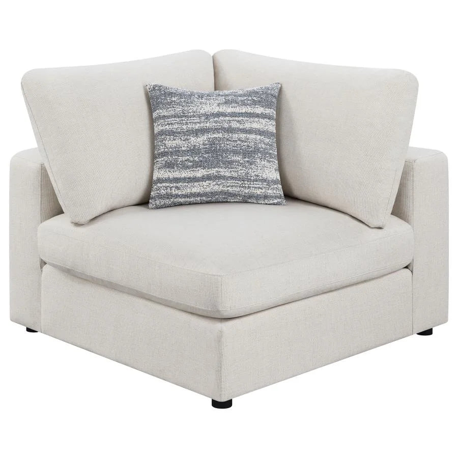 SERENE 6-PIECE UPHOLSTERED MODULAR SECTIONAL SOFA BEIGE