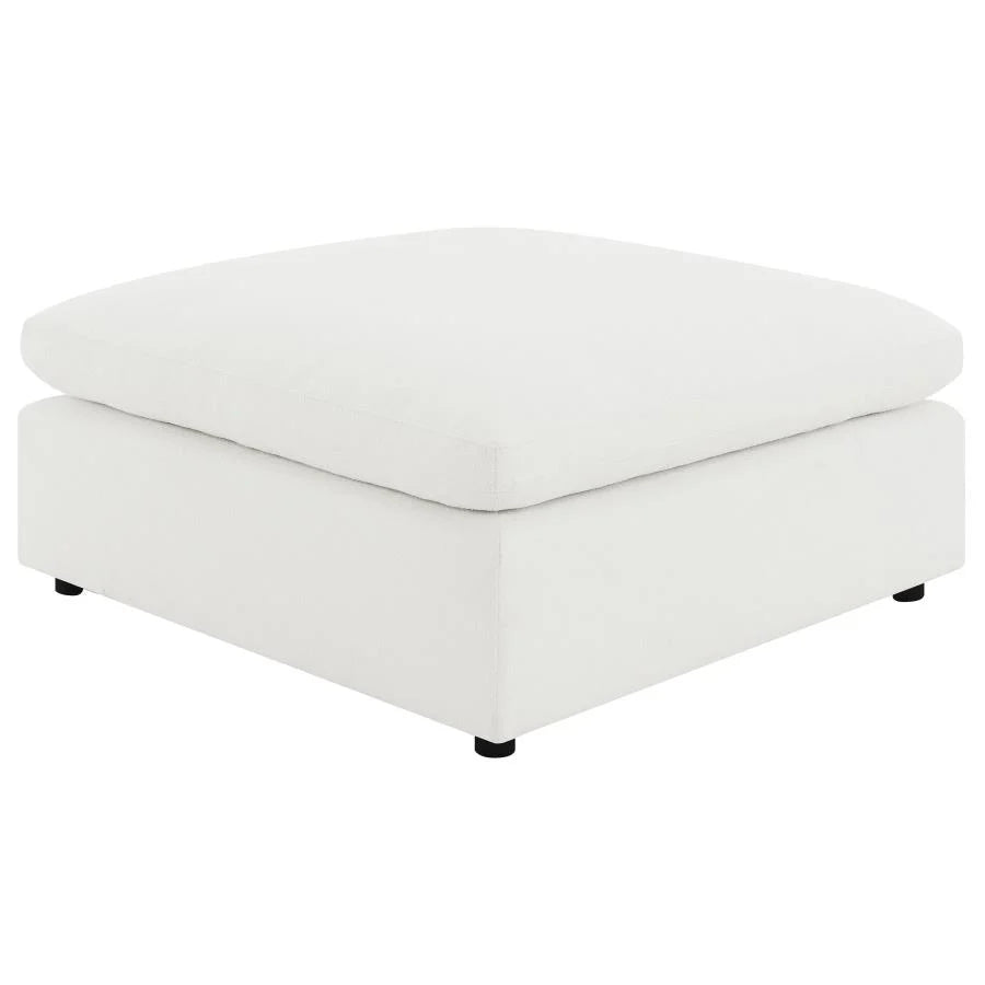 RALEIGH 6-PIECE BOUCLE UPHOLSTERED MODULAR SECTIONAL IVORY