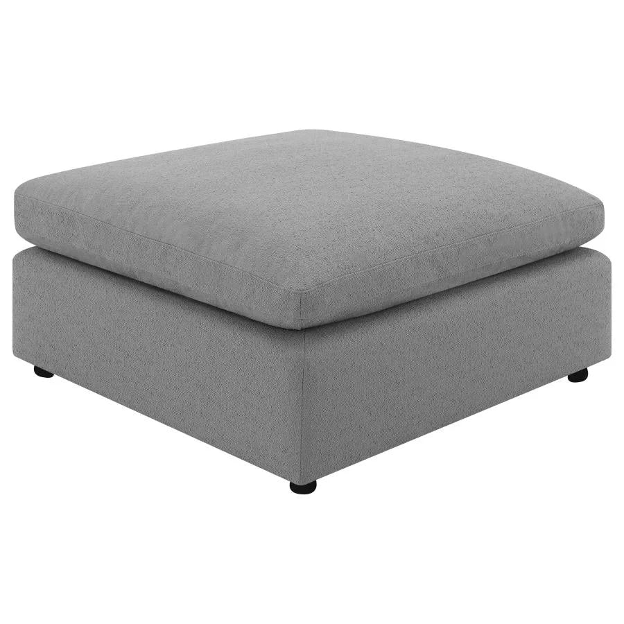 RALEIGH 6-PIECE BOUCLE UPHOLSTERED MODULAR SECTIONAL GREY