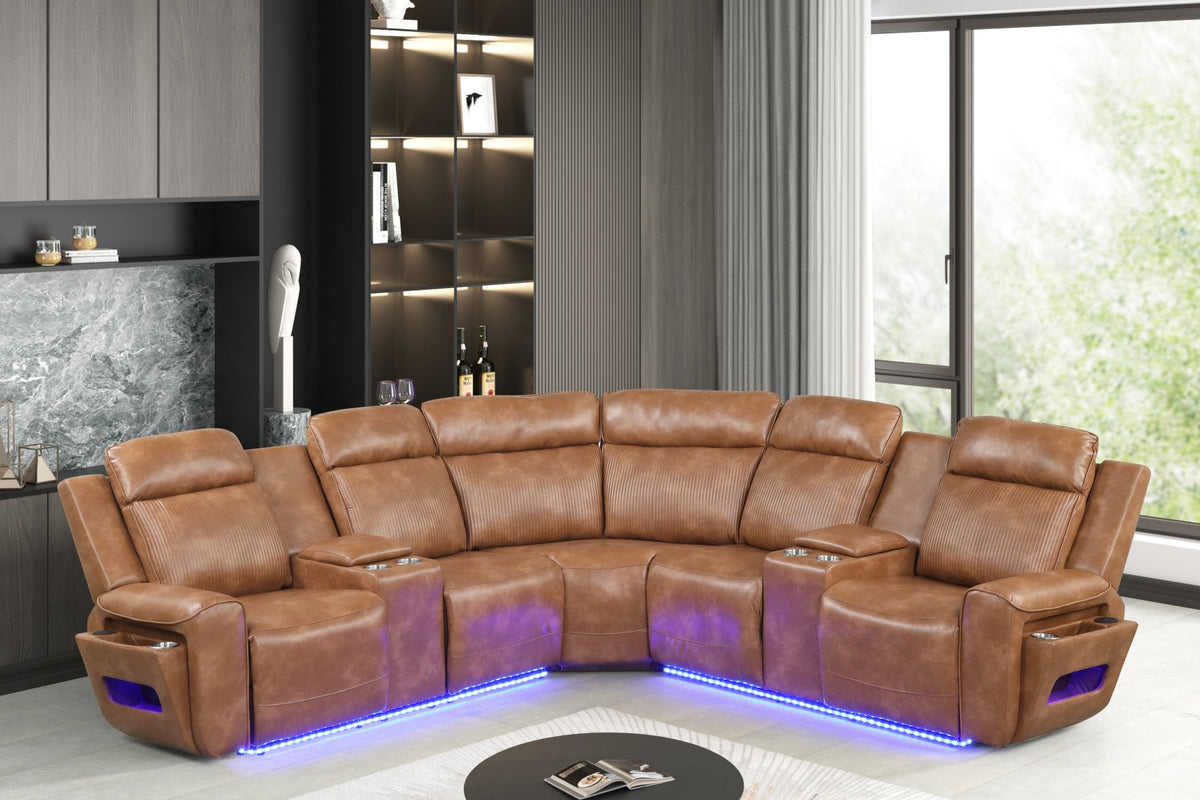 Arkansas Brown Sectional