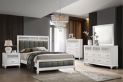 BARZINI 5-PIECE QUEEN BEDROOM SET WHITE