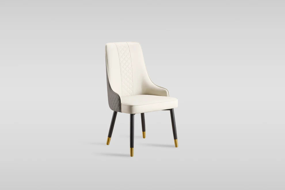 Roxy (White/Bronze) Dining Set