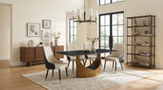 Roxy (Black/Bronze) Dining Set