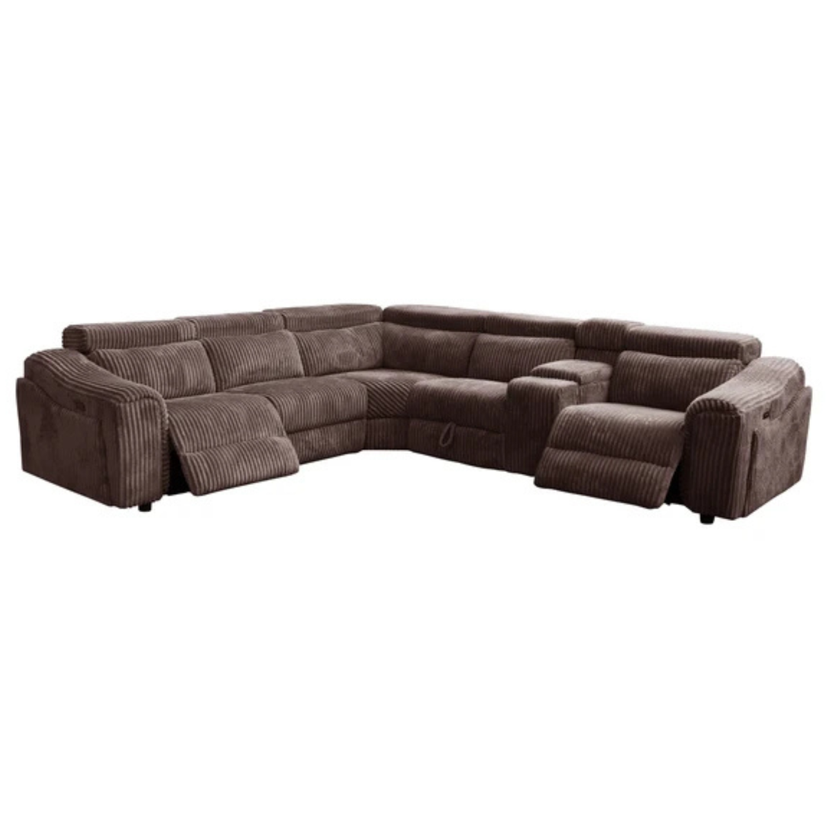 Yash sectional brings luxury Brown