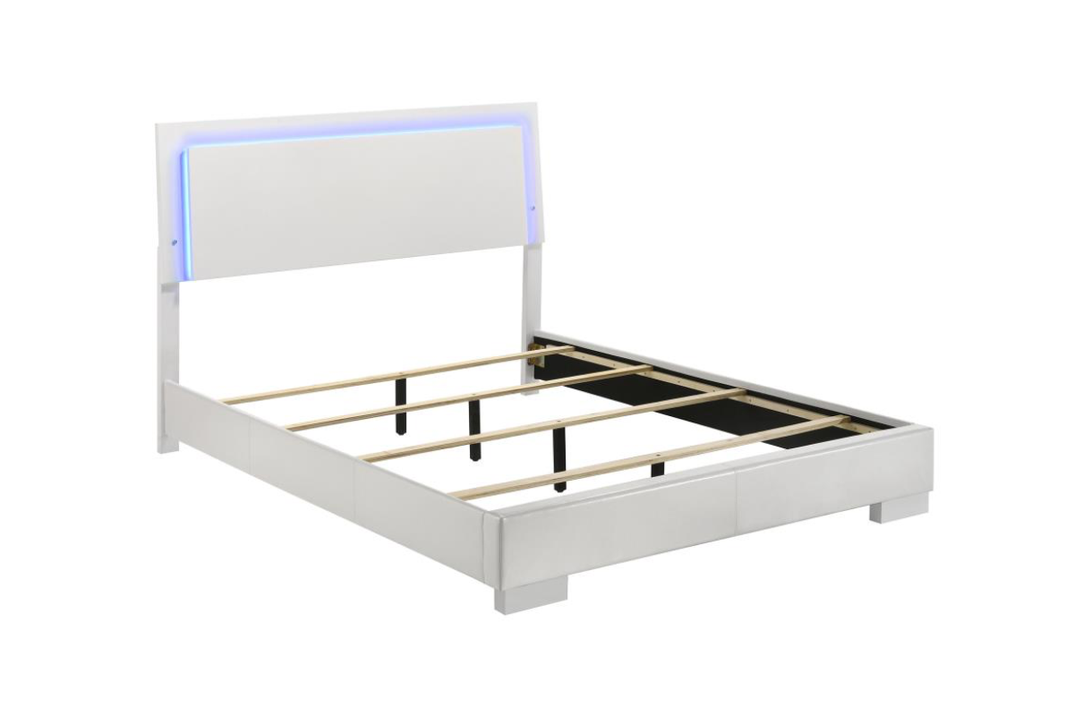 FELICITY BEDROOM SET WHITE HIGH GLOSS
