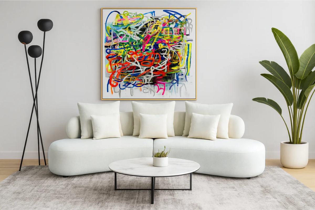 Grace Sectional Sofa with pillows