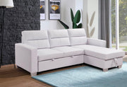 Daniel Reversible Sectional White