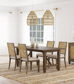 Matisse 5-Piece Rectangular Dining Set Light Brown