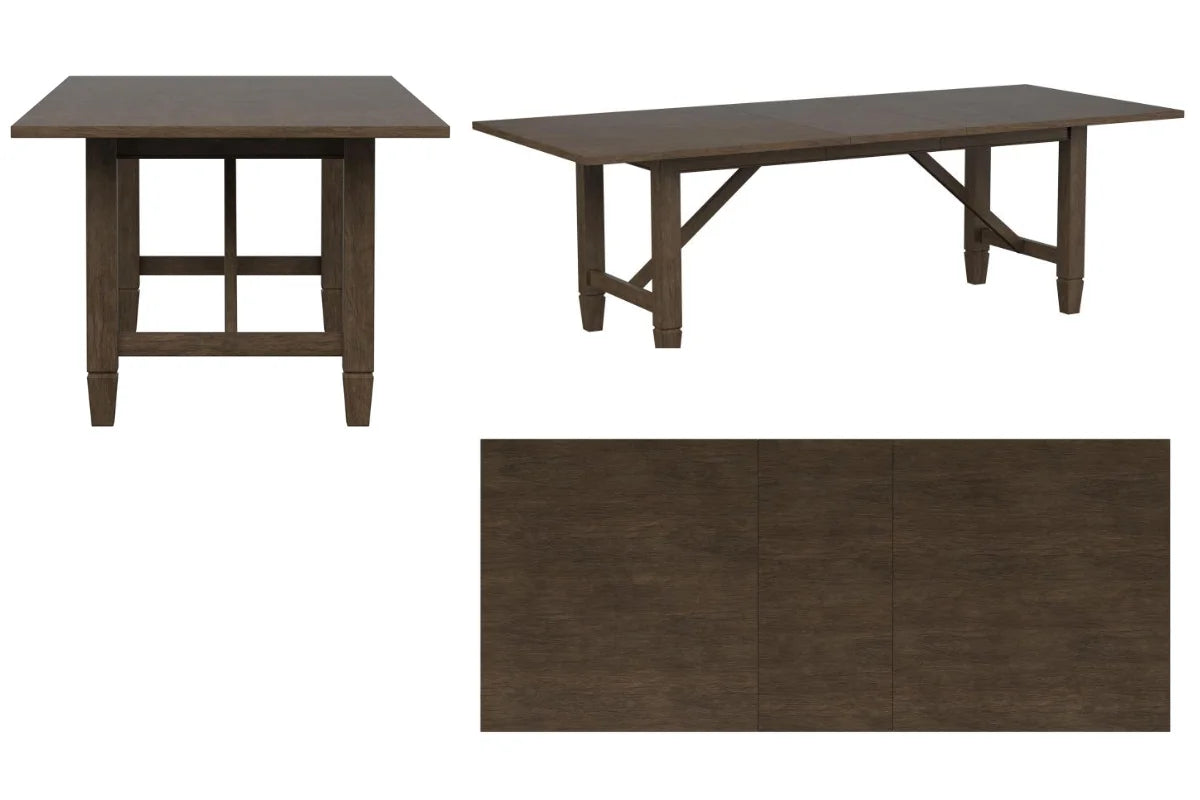 Matisse 5-Piece Rectangular Dining Set Light Brown