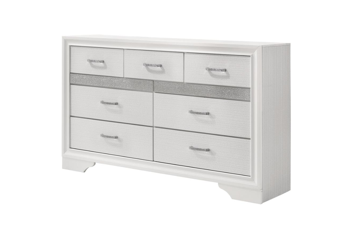 MIRANDA 9-DRAWER DRESSER WHITE