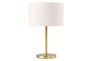 RAMIRO 66-INCH DRUM SHADE METAL BEDSIDE TABLE LAMP GOLD