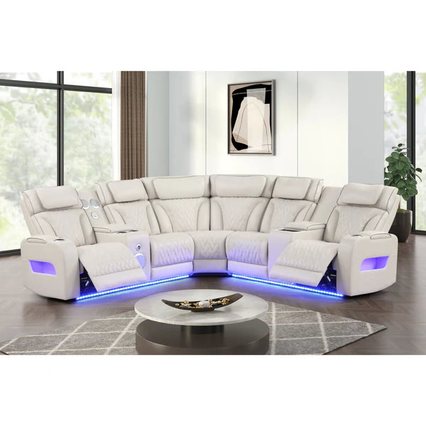 Skyline Reclining sectional Sand