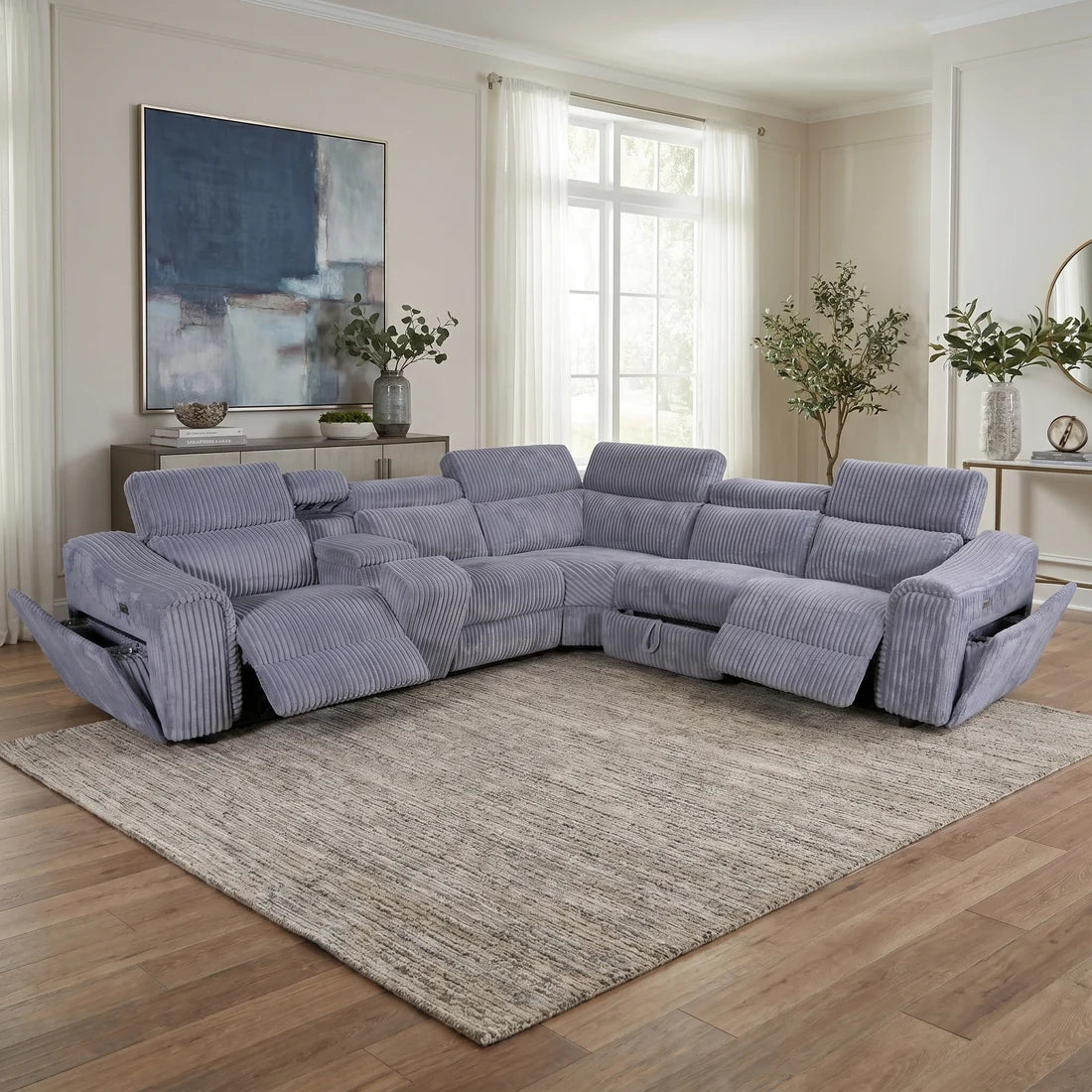 Yash sectional brings luxury Brown