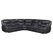 SYCAMORE UPHOLSTERED POWER RECLINING SECTIONAL SOFA GREY