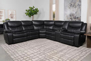 SYCAMORE UPHOLSTERED POWER RECLINING SECTIONAL SOFA GREY