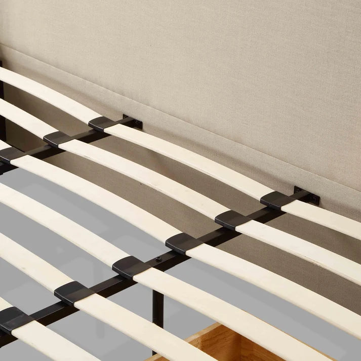 Corey Upcycled Performance Linen Storage Bed