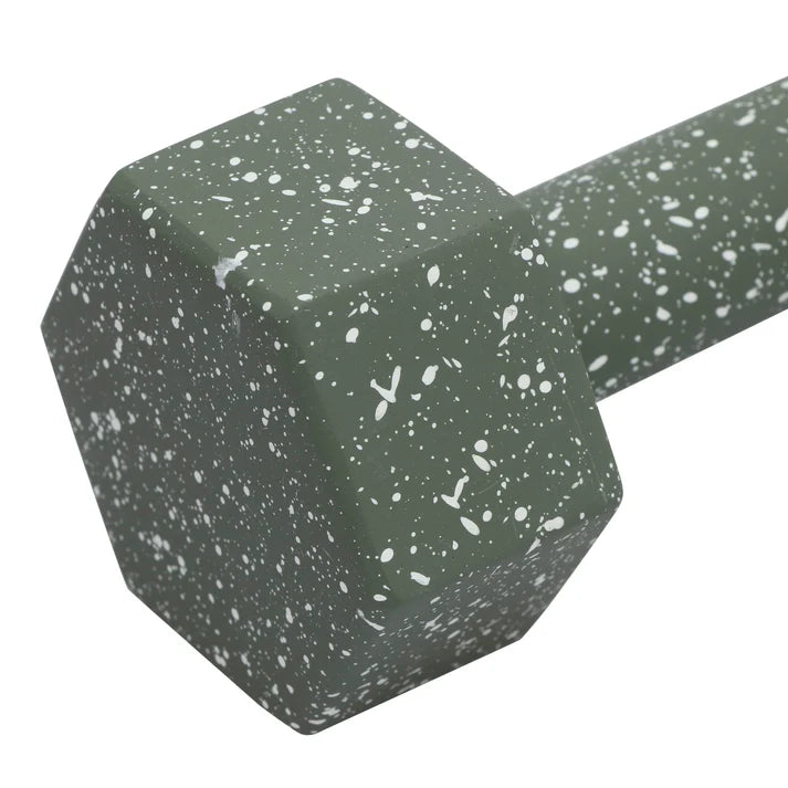 Gabby Speckled Decorative Dumbbell