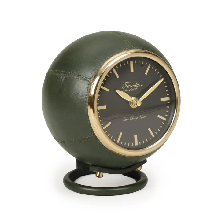 Draper Dark Green Contract-Grade Standing Accent Clock