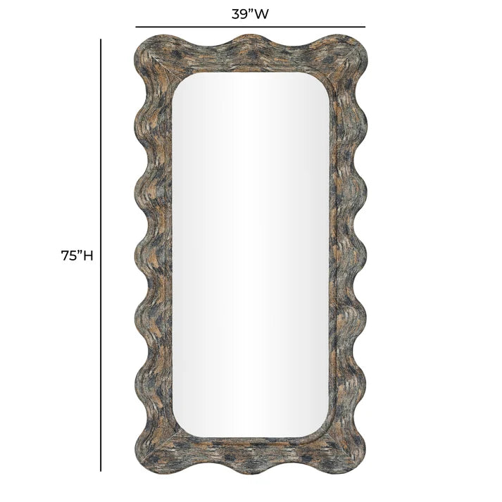 Charlene  Squiggle Wall Mirror