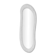 Orpheus  Ribbed Faux Stone Floor Mirror