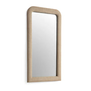 Heidi  Upholstered Oversized Floor Mirror