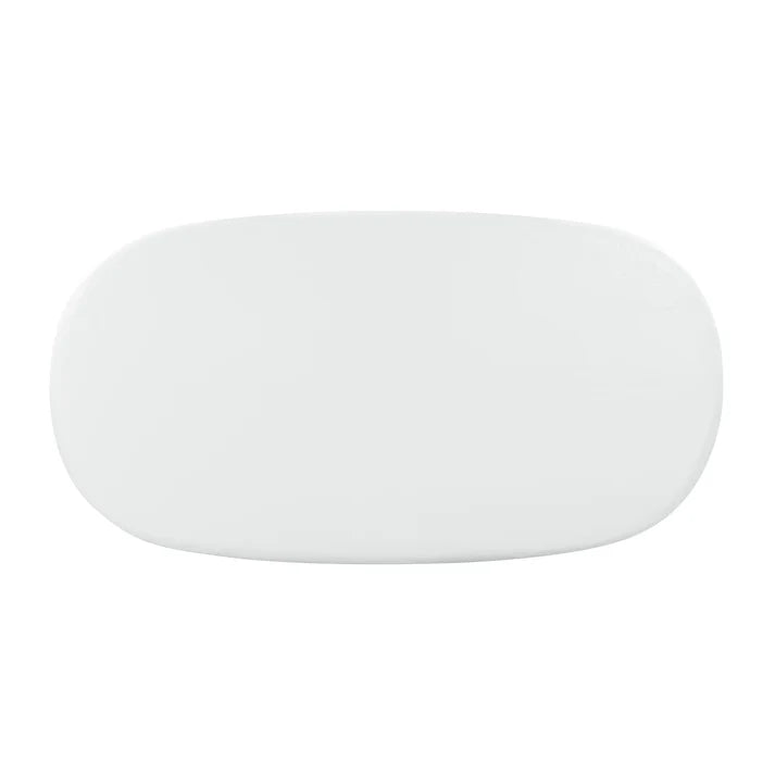 Elika 80" Faux Plaster Indoor / Outdoor Oval Dining Table