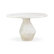 Esme 48" Faux Marble Indoor/Outdoor Round Dining Table