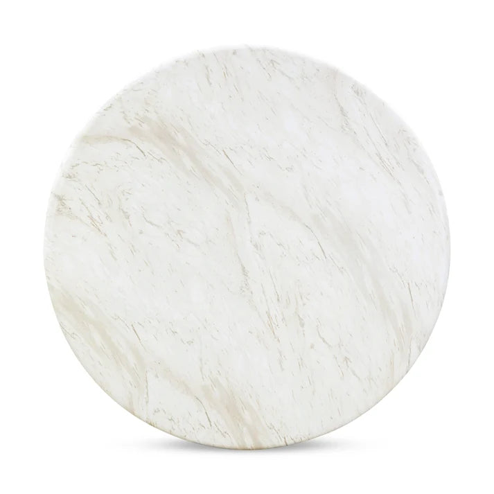 Esme 48" Faux Marble Indoor/Outdoor Round Dining Table