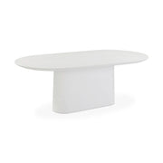 Nara 84" Pure White Indoor/Outdoor Concrete Dining Table