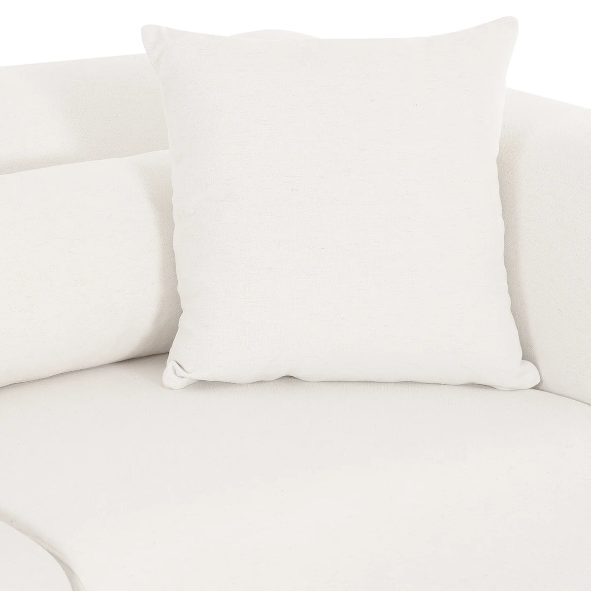 Tarra 4-Piece Cream Performance Chenille Modular U-Sectional