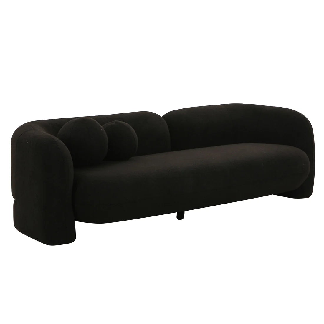 Amelie 91" Contract-Grade Faux Fur Sofa