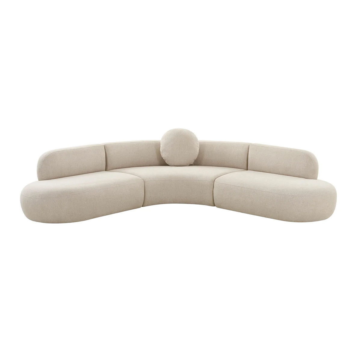 Broohah 3-Piece Performance Fabric L-Shaped Sectional