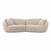 Marion 2-Piece Two-Tone Textured Performance Boucle Sectional