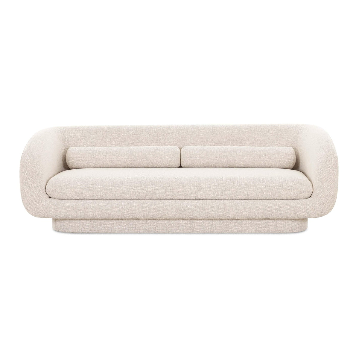 Simone 96" Cream Performance Boucle Sofa