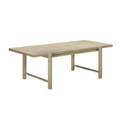 Gata 87" Light Teak Outdoor Rectangular Dining Table