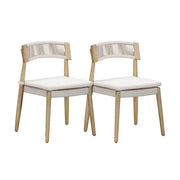 Gata Cream Outdoor Dining Chair - Set of 2