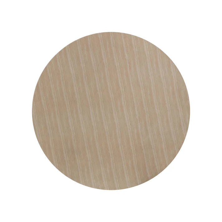 Patti 55" Textured Faux Travertine Indoor / Outdoor Round Dining Table