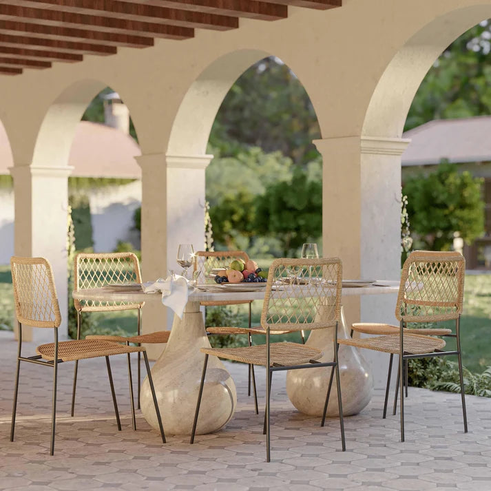 Smooch 87" Concrete Indoor/Outdoor Dining Table