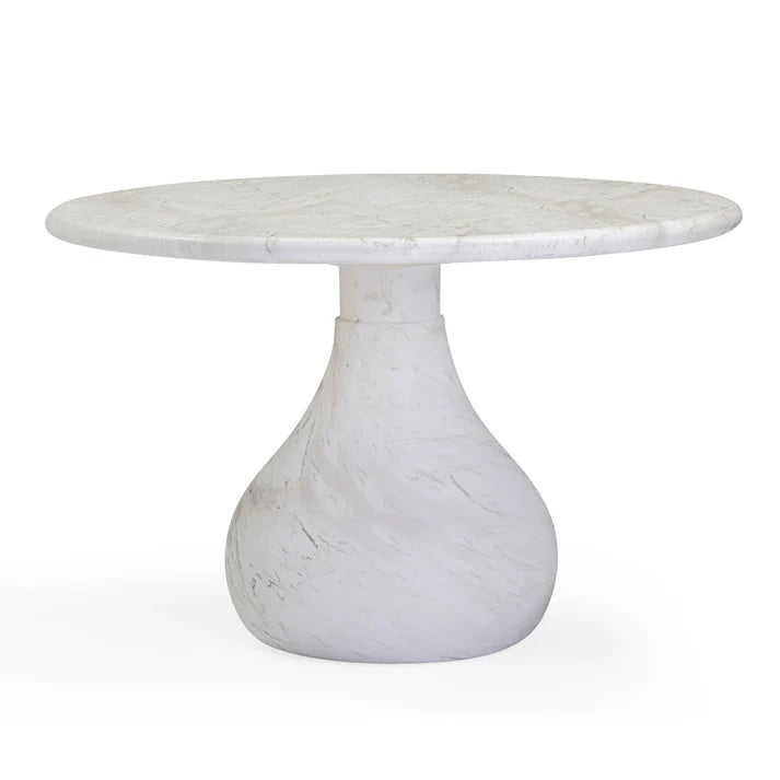 Smooch 47" Concrete Indoor/Outdoor Round Dining Table