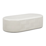 Suraya 55" Indoor/Outdoor Concrete Rounded Coffee Table