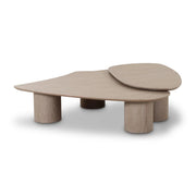 Rhema 2-Piece Washed Ash Nesting Coffee Table Set