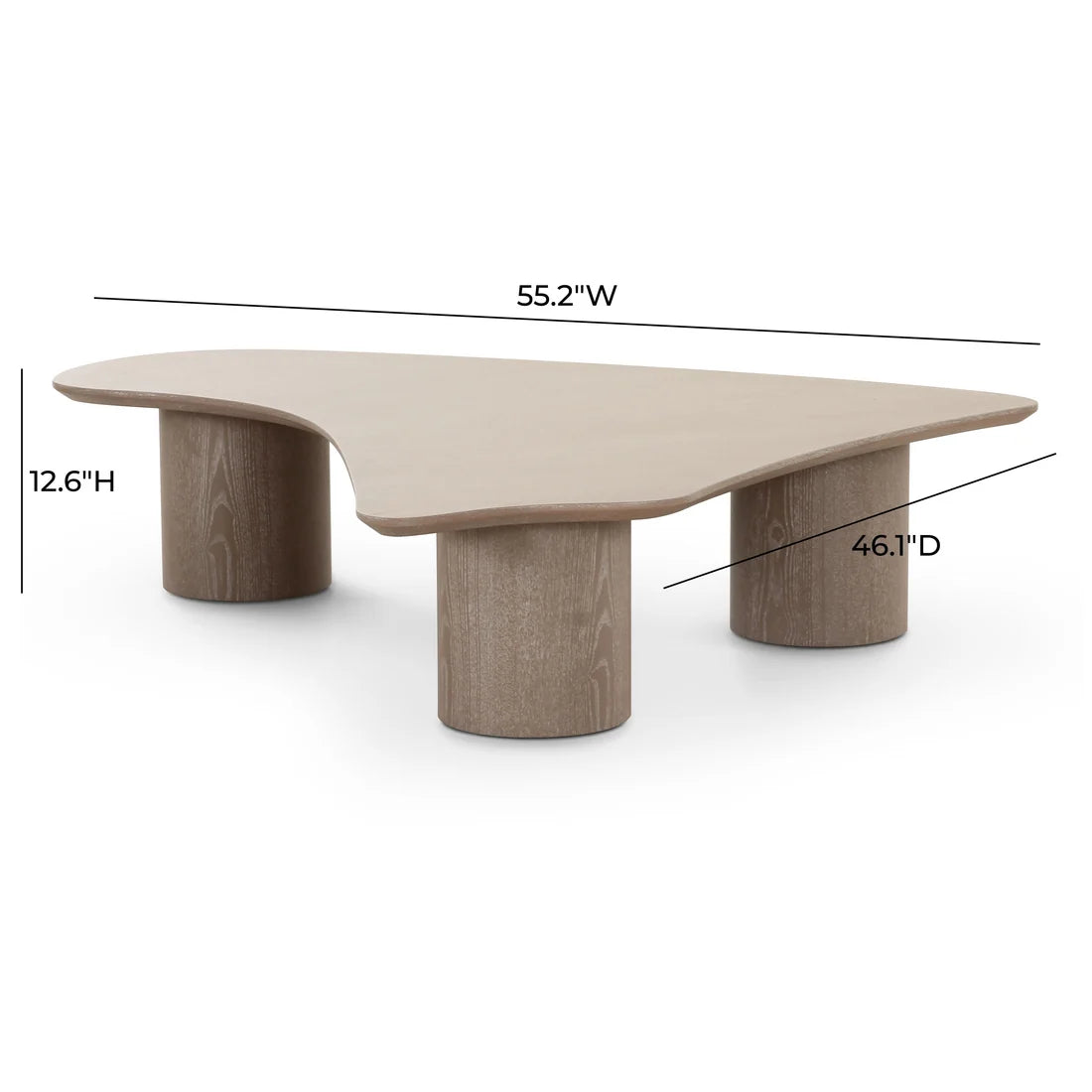 Rhema 2-Piece Washed Ash Nesting Coffee Table Set